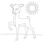 Piaskowe obrazki seria Przyroda - 2