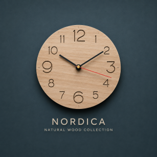 Zegar ścienny - Nordica